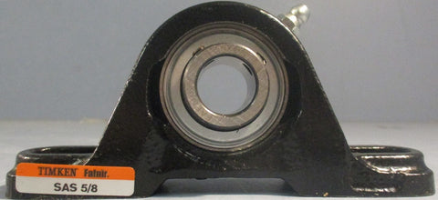 Timken Fafnir SAS 5/8 2-Bolt Pillow Block Bearing 5/8" Bore