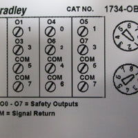 Allen Bradley 1734OB8S Ser. B 8 Channel Safety Sourcing Output Module 193343