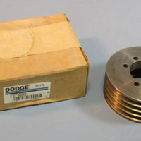 Dodge 455176 4/3V5.0SDS QD Sheave Pulley 4 Groove 4962 Max RPM NOS