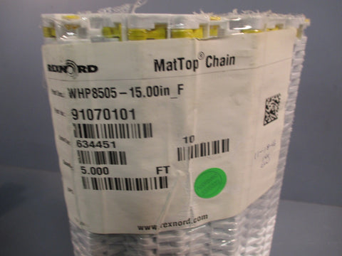 REXNORD 91070101 MatTop Chain 5FT WHP850515.00IN 634451