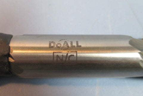 DoAll N/C HS 5/8" 2 Flute Professionally CNC Resharpened Double End Mill