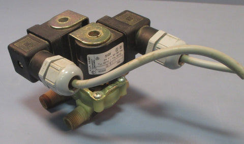 AUK Muller SVGW 93325 Double Valve Assembly w/ Body 24V 50/60Hz Used