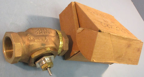 Invensys VB-7253-000-4-10 Hydronic Globe Valve 5-3/8" Length Brass Two-Way
