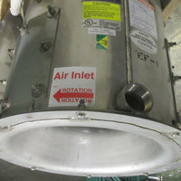 Twin City Exhaust Fan Mixed Flow EF-1 QSLR Size 150, Stainless Steel