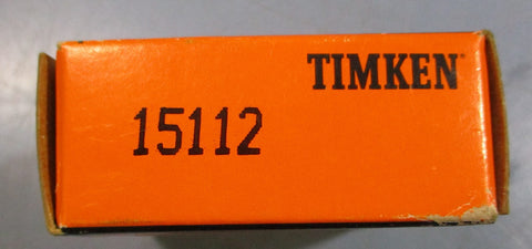 Timken 15112 Inner Bearing Wheel Bearing Cone Bore 1 1/8", Cone Width 13/16"