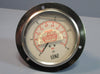 Lenz AFC-15-4RL Pressure Gauge 3.5" Face 0-15 PSI 1/2" Threaded Connection Used