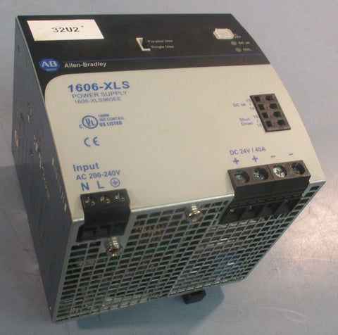 AllenBradley 1606XLS960EE Power Supply SER A 1Phase 24V 40A 960W