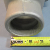 Appleton T68 Conduit Body 2" 3 Port FM8 Grayloy Iron T Body  NWOB