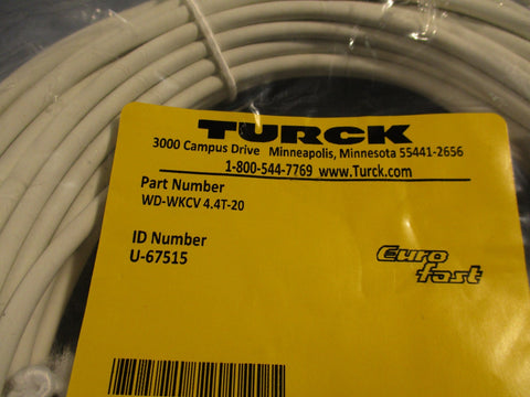 TURCK Washdown Cordset WDWKCV 4.4T20
