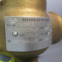 KUNKLE RELIEF VALVE SET POINT 160.0 PSI SIZE 3/4" 912BEDM03LE