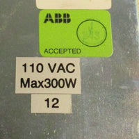 ABB Robotics YB 560 101GH Robot Controller 110 VAC Max 300W