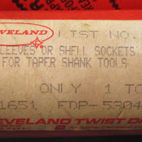 Cleveland No. 104 Sleeves or Shell Sockets 1 to 4 NOS