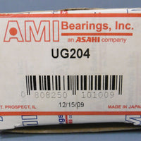 NEW  AMI Bearings UG204 20mm ID X 47 mm OD X 43.66mm WD