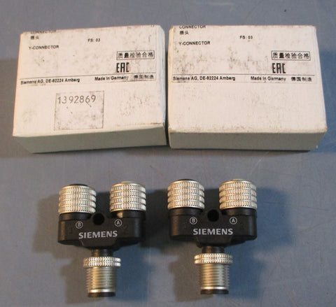(Lot of 2) Siemens 6ES71941KA010XA0 YConnector for ET200
