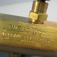Lot of (2) Deltrol Fluid Products FP 25 B Flow Control Valve