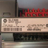 Allen Bradley 1746OA16 Series C SLC 500 Output Module 85265VAC Used