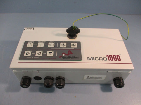 ACCUWEB MICRO 1000 WEB GUIDE CONTROL CTL 1000-02 INPUT: 115VAC OUTPUT: 30VDC 4A