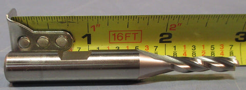 Weldon .5° Tapered End Mills T0-4S-1 1/8" DIA 3/8" SHK 3/8" LOC USA