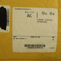 Rockwell Allen Bradley AK-M9-115VAC-1 Digital Interface Module 115V Ser.A