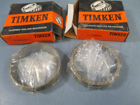 Timken JLM506810 Tapered Roller Bearing Cup Lot of 2  New