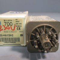 ALLENBRADLEY Tube Base General Purpose Relay 240 V AC 50/60 Hz Ser B 700HAX3A2