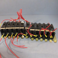 (Lot Of 11) Westinghouse Circuit Breakers, 1 Pole Unit QUICKLAG C