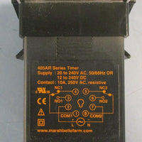 ATC Marsh Bellofram 405AR Series Timer 405AR100S2X 20-240VAC 12-240VDC