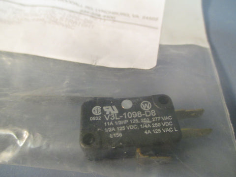 FLOWSERVE STRAIGHT LEVER, MICROSWITCH LIMITORQUE V3L1098D8