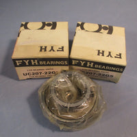 Lot of (2) FYH Bearing Units UC20722G5 Ball Bearing 13/8IN