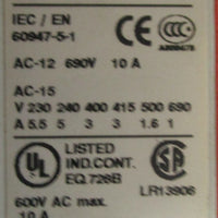 Allen Bradley 100SC23DJ14C Ser. C Safety Relay 100C23D*10 100SF 24VDC 600VAC