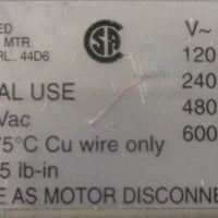 Allen Bradley 194EA631753 Ser B Disconnect Switch 194EA63PE 690VAC 50/60Hz
