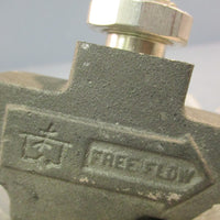 Lot of (2) Numatics 2FC2B Flow Control Valve, Aluminum Body, Sloted Stem
