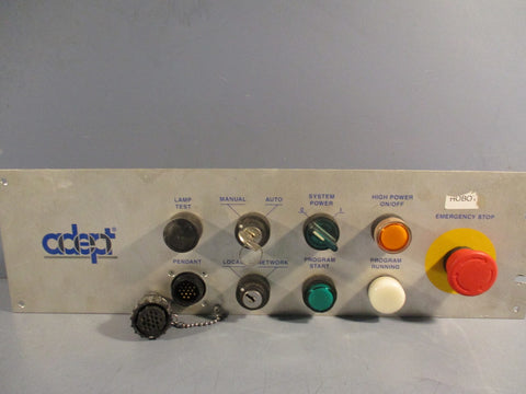 Adept Technology 3033200385 VFP Category 1 Operator Control Panel 1033200385