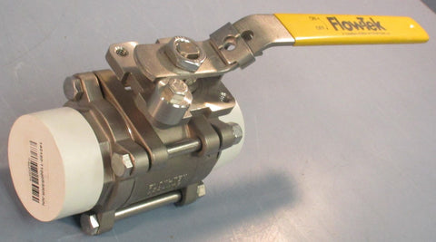 Flow-Tek 140150-11000SSRR-NN 3-Piece Ball Valve 1-1/2" NPTF 1000W0G