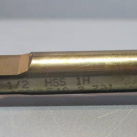 Brubaker 1/2" HSS 1H Acculead 2.721 Professionally CNC Resharpened End Mill