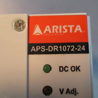 Arista APSDR107224 DINRail Power Supply Single Output 72W 24 VDC