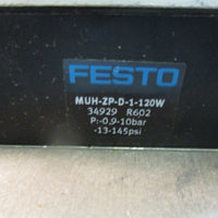 Festo Manifold Valve Station ISO SIZE1 w/ 6 Valves NEW