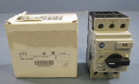 Allen Bradley 140MC2EB40 Ser. D Circuit Breaker 348786 690V 2.54A