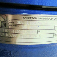Anderson Crosby 3K4 JLTJOSE15A Relief Valve 3.5 BARG, 87.7 M3/HR WTR @ 20 C