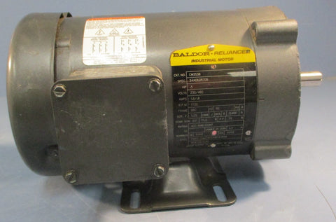 Baldor CM3538 Industrial Motor 0.5HP 1720RPM 230/460V 3PH 5/8" Shaft Dia NOS