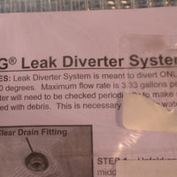PIG TLS553CL Pipe Roof Leak Diverter Tarp / Bag and Hose System Clean NIB