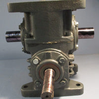 Morse 30RW 2 LR AS8156 Worm Gear Speed Reducer 30:1 1" and 1-3/8" Shaft Dia
