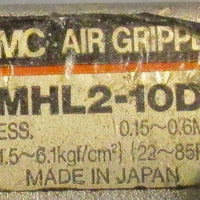 Smc MHL210D Parallel Gripper Double Acting 2 Finger wide 2285 PSI