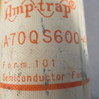 Gould Ferraz Shawmut AmpTrap A70QS6004K Semiconductor Fuse 600A 700V
