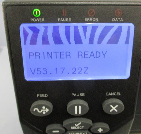 Zebra ZM400 Thermal Transfer Label Printer ZM400-3001-0100T 100-240V
