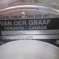 Van Der Graaf TM150B25475 Conveyor Drum Roller Motor 63/8" OD 0.75 HP, 111 FPM