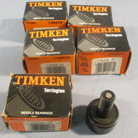 Timken CRSB-20 Cam Follower 1-1/4" Roller OD 3/4" W 1/2" Stud Dia (Lot of 5)