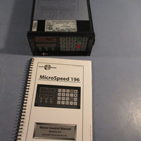 ELECTRO-SENSORS Microspeed Speed Controller 1PH P/N 800-007045 Model# 196