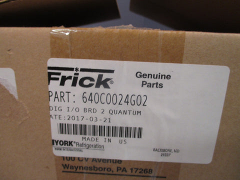 Frick Quantum Control Assembly Digital Board #2 640C0024G02