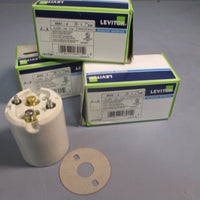 Lot of 3 Leviton Porcelain Lamp holder SAN 546 Mogule Base Keyless 1500W 86944